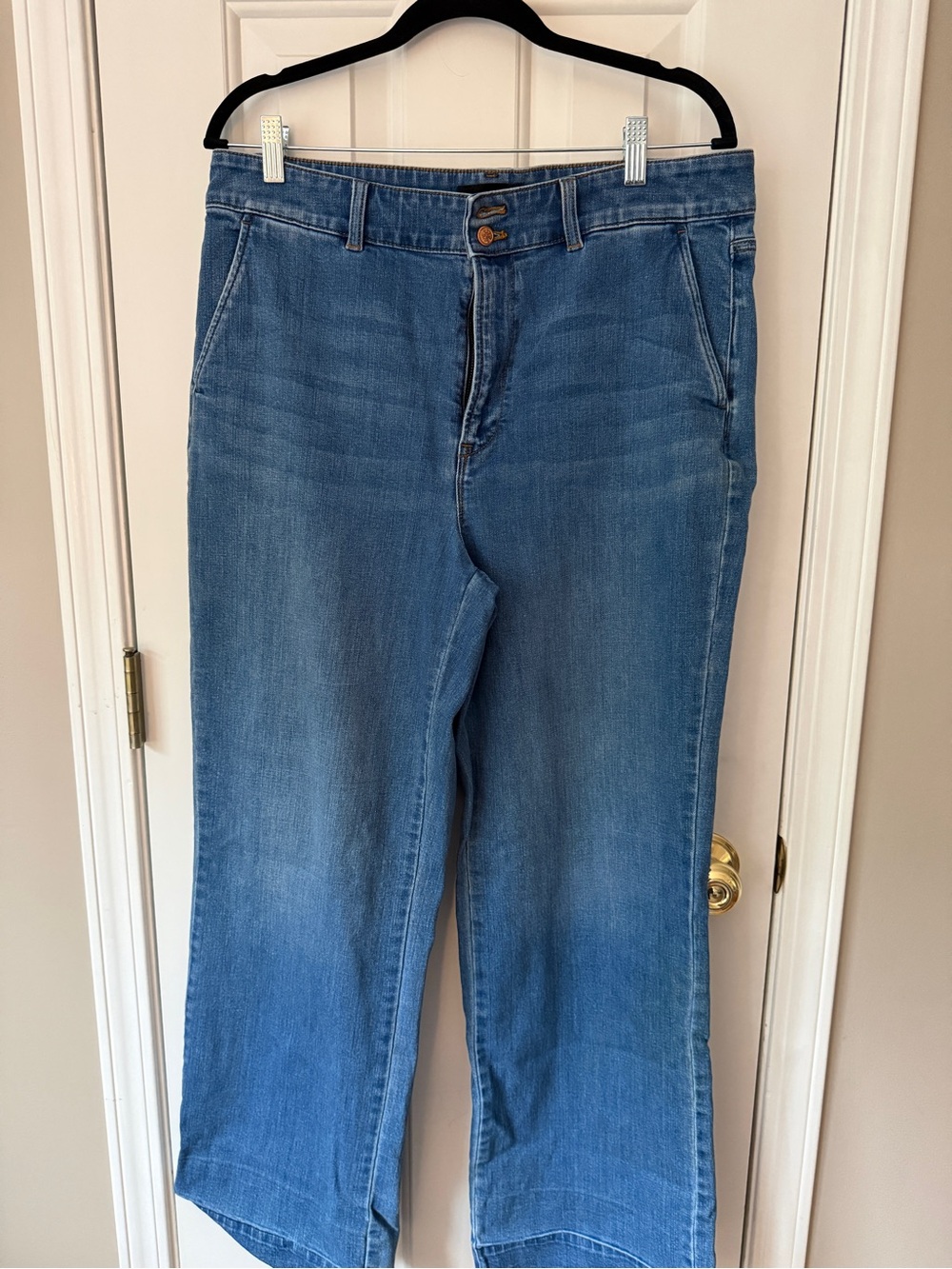 Talbots Blue Wide-Leg Jeans